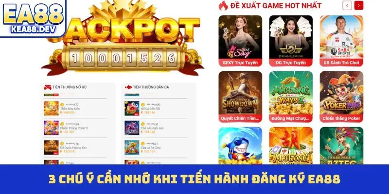 Hướng Dẫn Đăng Ký EA88 - 3 Tuyệt Chiêu Cho Người Chơi Mới - LUCKYPRISM.SURF